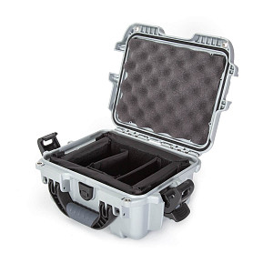 NANUK - Odolný kufr 905 PRO PHOTO - stříbrný