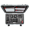 NANUK - Odolný kufr 935 pro 2 fotoaparáty s organizérem do víka - stříbrný
