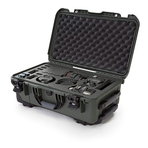 NANUK - Odolný kufr 935 pro 2 fotoaparáty - zelený
