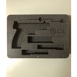 NANUK - Ochranná pěna pro model 910 na pistole typu CZ P10 s tlumičem