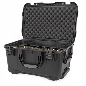 NANUK - Odolný cestovní kufr model 938 na 6 zbraní - černý