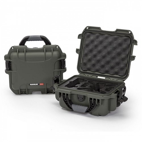 NANUK - Odolný kufr model 905 na dron DJI Spark - zelený