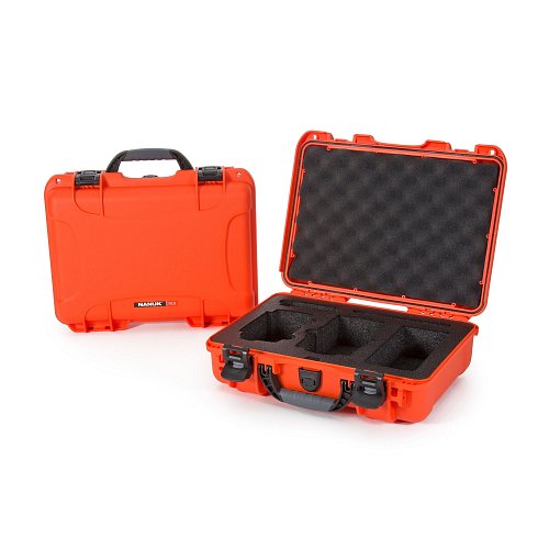 NANUK - Odolný kufr model 910 na dron DJI Mavic Air - oranžový