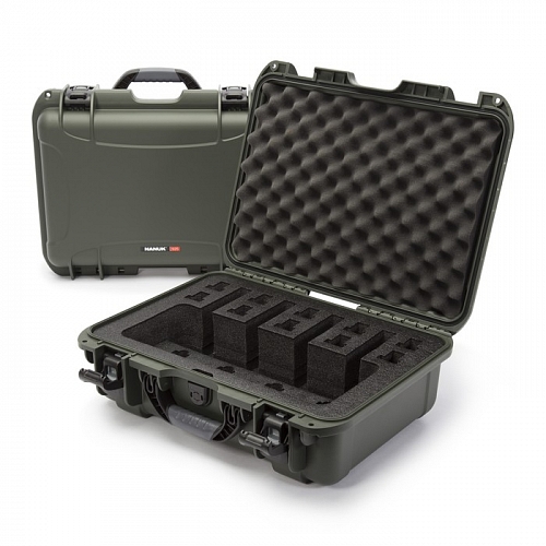 NANUK - Odolný kufr model 925 4UP Pistol - zelený