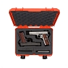 NANUK - Odolný kufr model 910 2UP Classic Pistol - oranžový