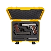 NANUK - Odolný kufr model 910 2UP Classic Pistol - žlutý