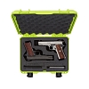 NANUK - Odolný kufr model 910 2UP Classic Pistol - limetkový