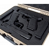 NANUK - Odolný kufr model 910 2UP Glock Pistol - pískový