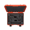 NANUK - Odolný kufr model 910 2UP Glock Pistol - oranžový