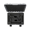 NANUK - Odolný kufr model 910 2UP Glock Pistol - stříbrný