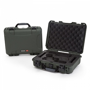 NANUK - Odolný kufr model 910 2UP Glock Pistol - zelený